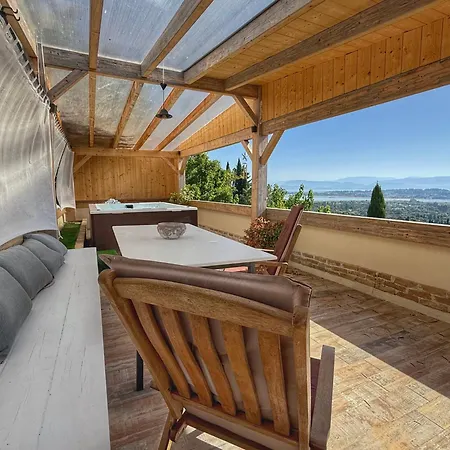House Breathtaking Views&private Mini Pool Jacuzzi In Corfu