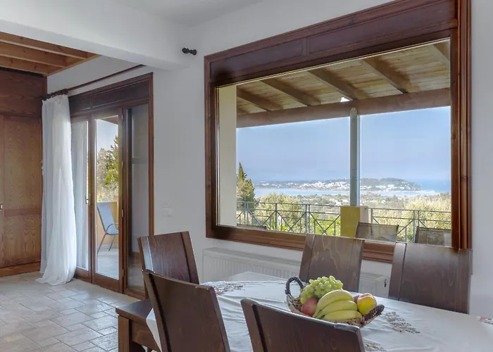 House Breathtaking Views & Private Mini Pool Jacuzzi In Corfu Сasa de vacaciones *
